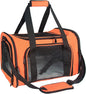 Soft Sided Carrier for Small Medium Cats Dogs,TSA Airline Approved Collapsible Travel Pet Carrier (Medium, Orange)