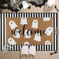 Tinideya 2 Pcs Door Mat Welcome Non Slip Coir Mats Floor Layering Doormats Seasonal for Front Porch Entryway Decor(Spooky)