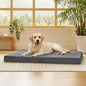 Bedsure Giant Dog Bed for Jumbo Dogs - 53" x 36" Flat Pet Beds with Removable Washable Cover, Orthopedic Egg Crate Foam Mat for Long-Bodied Pets Up to 120 lbs