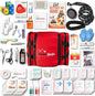 Cat & Dog First Aid Kit - Dog Emergency Kit, Health Supplies & Wound Care -with Thermometer, Bandages for Wounds - Essentials, Travel Bag (Large)