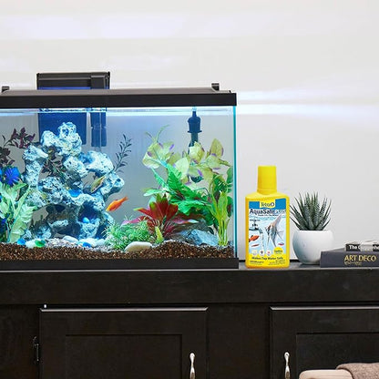 Tetra AquaSafe Plus, Aquarium Water Conditioner And Dechlorinator, 33.8 Ounces