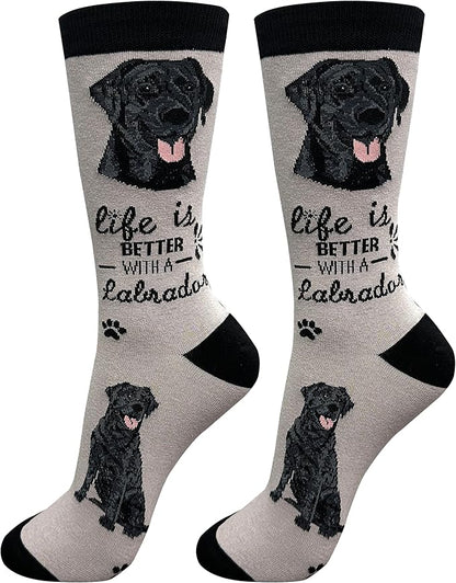 E&S Pets Pet Lover Socks - Dog & Cat Socks - Unisex Novelty Gifts