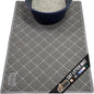 GORILLA GRIP Cat Litter Box Mat, 35x23, Water Resistant, US Designed Kitty Litter Trapping Mats, Easy to Clean, Scatter Control, Less Mess and Clean Floors, Kitten Supplies for Indoor Cats, Gray