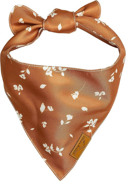 Remy+Roo Small Spring Dog Bandanas - 4 Pack Emily Set | Premium Durable Adjustable Polyester Fabric Dog Scarfs | Patented Shape Girl Dog Bandana, Trendy Patterns, Floral Dog Bandana