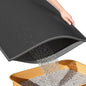 ESTHELLO Cat Litter Mat, Cat Litter Trapping Mat, Honeycomb Double Layer Design, Easy to Clean,Washable (24’ ’ x 15’ ’ Black