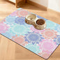 Pet Feeding Mat for Floors Waterproof Dog Mat for Food and Water Absorbent Quick Dry Non Slip mat for Cat Bowls
