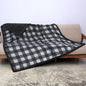 Kritter Planet Waterproof Bed Blanket, Washable Stain Proof Pad Bed Cover, Reversible Leakproof Furniture Protector, Liquid Pee Proof Blanket for Couch Sofa, 80x60 inch, Queen Size