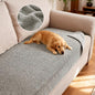 H.VERSAILTEX Non Slip Pet Couch Cover Chenille Dog Bed Protector Thick Soft Sofa Slipcover Pet Friendly Washable Couch Cushion Covers for Pets (30" x 70", Dove)