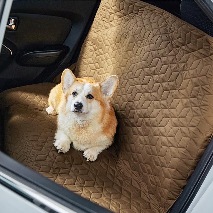 Bedsure 100% Waterproof Couch Cover for Dogs Washable - Non Slip Waterproof Blanket Large for Bed Sofa, Lightweight Furniture Protector Durable for Pet Cat Puppy with Non-Slip Bottom, Brown, 52x82IN