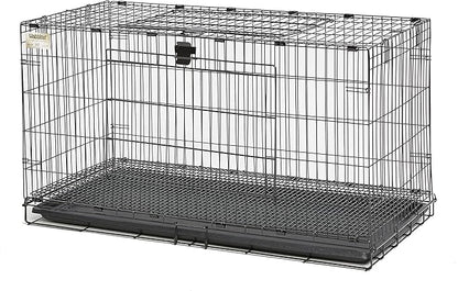 MidWest Homes for Pets Medium Wabbitat Rabbit Cage, Grid Mesh Floor, Removable Tray, Top & Front Door Access, Rust Resistant Finish, No Tools Required