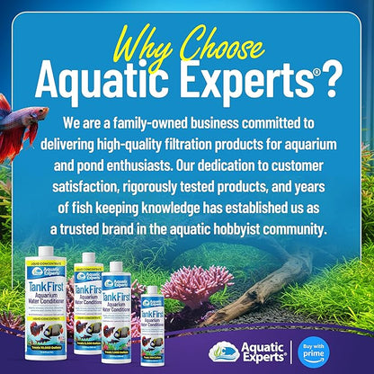 TankFirst Complete Aquarium Water Conditioner - Fish Water Conditioner, Instantly Removes Chlorine, Chloramines, and detoxifies Ammonia from Fish Tank (TankFirst Concentrate, 500 ml)