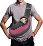 FDJASGY Pet Sling Carrier for Small Dogs Cats,Breathable Mesh Travelling Hand Free Puppy Backpack with Pouch and Adjustable Strap Carrier