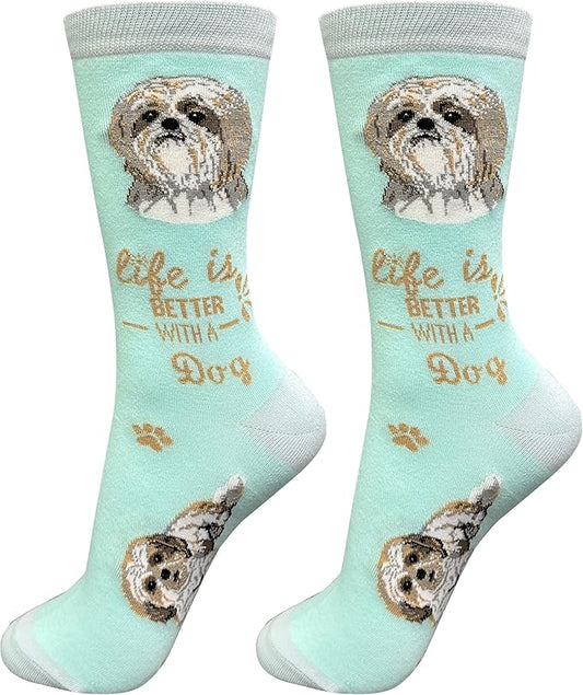 E&S Pets Pet Lover Socks - Dog & Cat Socks - Unisex Novelty Gifts