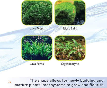 Aqueon Plant and Shrimp Aquarium Substrate, Aqua Soil for Fish Tanks, 5 Pounds, 4 Count