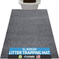 Drymate Cat Litter Box Mat, Litter Trapping Mat, Waterproof, Urine-Proof, Absorbent, Machine Washable, Soft on Paws, Contains Mess, Protects Floors, Kitten Supplies, Grey, 28x36 XL