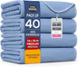 Utopia Bedding Waterproof Incontinence Bed Pads 34 x 36 Inches (Pack of 40, Blue), Washable and Reusable Underpads for Adults, Elderly and Pets, Absorbent Protective Pads
