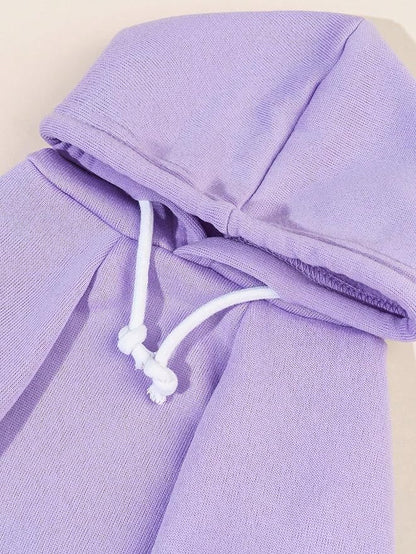 QWINEE Basic Dog Hoodie Sweatshirt Puppy Sweater Warm Cat Costumes Pet Clothes for Chihuahua Puppy Kitten Small Medium Dogs Mauve Purple X-Large