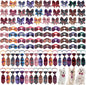 Reginary 100 Pieces Dog Bow Tie Collar Set Include 40 Dog Neckties, and 30 Puppy Bowties, 30 Collar Flowers, Adjustable Pet Ties Grooming for Small Medium Cats Pets Supply(Plaid)