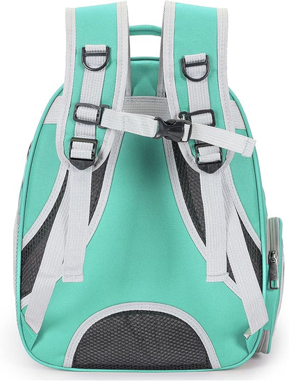 Cat Bubble Backpack Carrier for Small Medium Dogs Cats Carrying Bag, Airline Approved Pet Travel Carrying Bag Dog Hiking Walking Outdoor Backpack (Green)