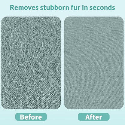 Deep Cleaner Pro Pet Hair Remover-Special Cat Hair Remover Multi Fabric Edge and Carpet Rake Scraper by LINTPLUS-Dog Hair Remover for Rugs,Couch & Pet Towers-Easy to Every Hair!