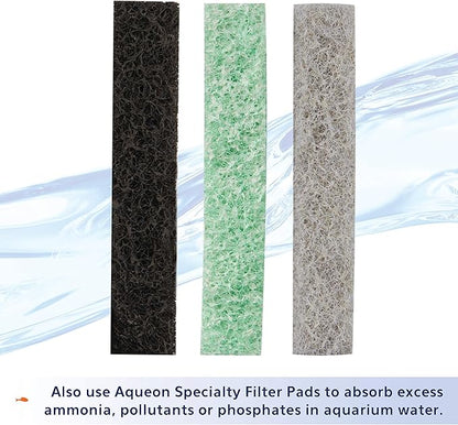 Aqueon Aquarium Fish Tank Replacement Filter Cartridges Large - 3 pack