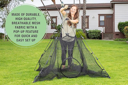 Outback Jack Cat Tent Large for Outdoor or Indoor Enclosures - Portable Playhouse Play Tents for Outside or Inside Cats & Small Animals, Kitten House Happy Habitat