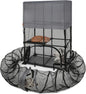 Catio Outdoor Cat Enclosure for Cats & Small Animals, Pet Playpen Cat Climber with Removable Pet Tunnel for Indoor/Outdoor Use
