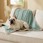 Bedsure Waterproof Dog Blankets for Medium Dogs - Medium Cat Blanket Washable for Couch Protection, Sherpa Fleece Puppy Blanket, Soft Plush Reversible Throw Furniture Protector, 30"X40", Light Green
