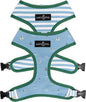 Lucy & Co. Set Sail Reversible Harness, Walking Halter - Best Designer Pet Harnesses for Large Dogs - Padded Adjustable Vest for Easy Walking, X-Large, Blue & White Stripes & Sailboats