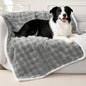Soft Cozy Waterproof Dog Blanket for Couch - Room Decor Medium Pet Blanket for Furniture Protector, Washable Calming Dog Crate Blankets for Indoors & Outdoors, Grey, 40"x50"