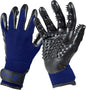 H HANDSON Pet Grooming Gloves - Patented #1 Ranked, Award Winning Shedding, Bathing, & Hair Remover Gloves - Gentle Brush for Cats, Dogs, and Horses (Blue, Small)