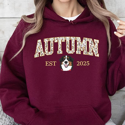 Custom Pet Sweatshirts with Photo and Name, Personalized Dog Sweatshirt, Gifts for Dog Mom, Dad