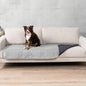 PetAmi Waterproof Bed Cover for Dogs, Pet Blanket Couch Cover, Reversible Furniture Cover Sofa Protector for Pet Cat Bed, Washable Dog Blanket for Seat, 30x70 Light Gray