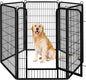 Yaheetech Dog Playpen Outdoor, 47 inch 6 Panels Dog Pen Indoor Heavy Duty Puppy Exercise Pen Metal Pet Fence for RV Camping/Yard/Garden