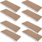8 Packs cat Scratch pad Toys Reversible cat Scratching Post Cardboard cat scratchers for Indoor Cats Sleep Play and Grind Claws