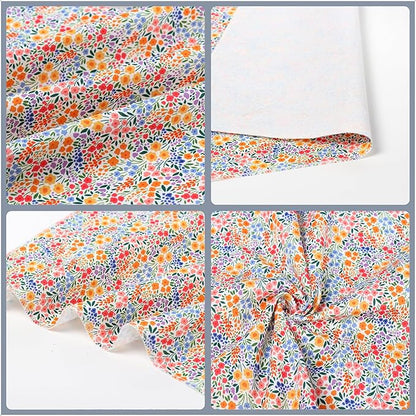 ARING PET Girl Dog Bandana, Spring Summer Daisy Floral Pet Bandana Scarf Triangle Bibs for Puppy Small Medium Large Dogs-L