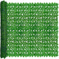 Artificial Ivy Privacy Fence Wall Screen: 72 X144 in UV-Anti Faux Greenery Backdrop Ivy Vine Leaf Hedges Fence Panels for Patio, Balcony, Garden, Backyard Indoor Outdoor Light Green Decor