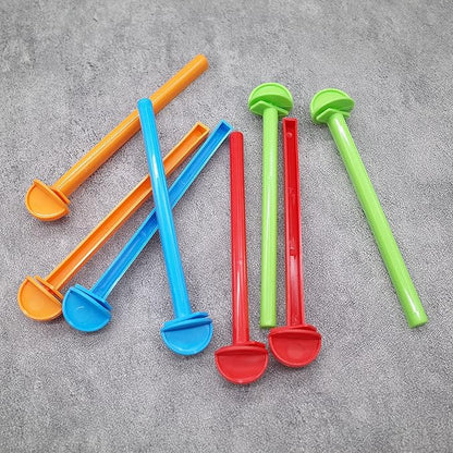 8 Canary Finch Budgie Bird Cage Universal Plastic Stand Perches Holders（5.7 Inches）