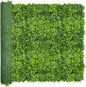 Artificial Plant Wall Roll: 72 X144 in (72 sqft) UV-Anti Ivy Privacy Fence Screen Faux Greenery Panels Backdrop Boxwood Ivy Vine Leaf Hedge Fence for Indoor Outdoor Green Decor
