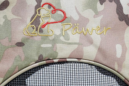 Pawer Soft-Sided Pet Carrier for Cat and Small Dog,Desert Camouflage Pattern,Medium Size,Washable Cloth Airline Approved Travel Tote,with 2 Mesh Opens and a Strap for Carry,Multiple Colors Available